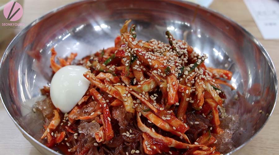 Spicy Cold Noodles Recipe Video Seonkyoung Longest