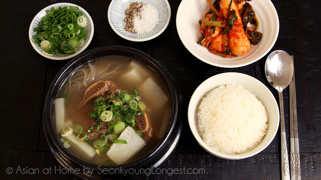 Galbitang Korean Beef Short Rib Soup Recipe & Video - Seonkyoung Longest