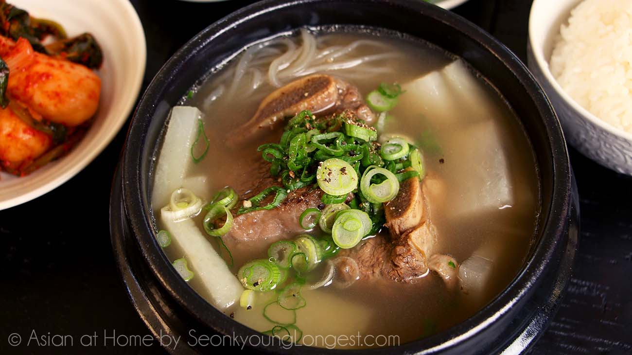 Galbitang Korean Beef Short Rib Soup Recipe & Video - Seonkyoung Longest