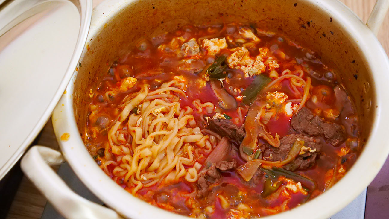 Korean Spicy Beef Ramen 4 Seonkyoung Longest