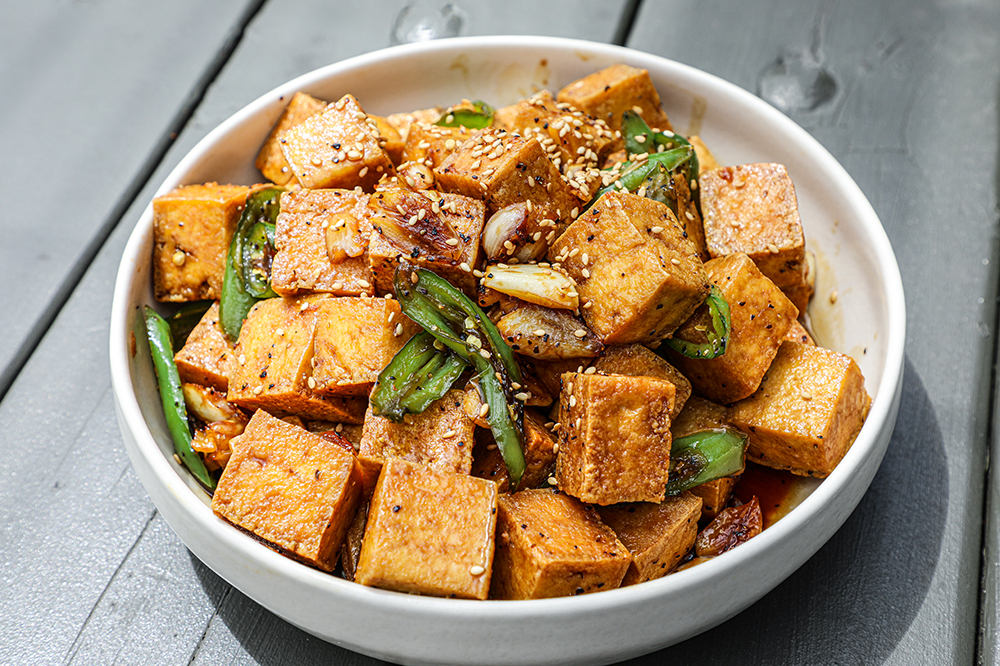 Crispy Chili Garlic Tofu Recipe - Seonkyoung Longest