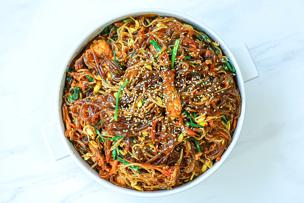 Spicy Japchae Recipe & Video Seonkyoung Longest